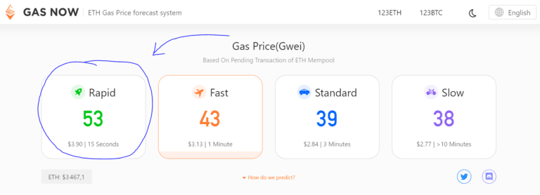 Gasnow ethereum cost of a transaction
